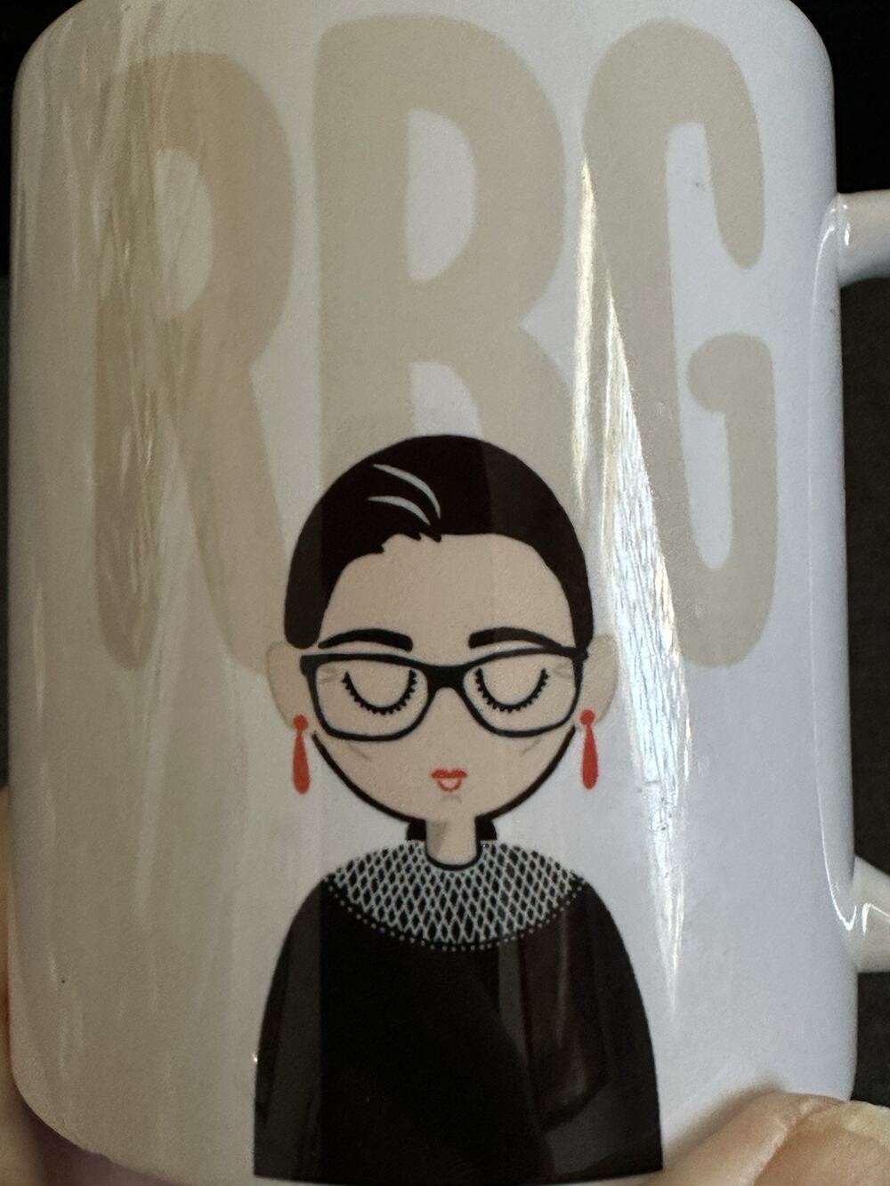 Ruth Bader Ginsburg RBG Coffee Mug Orca Coatings Supreme Court Justice